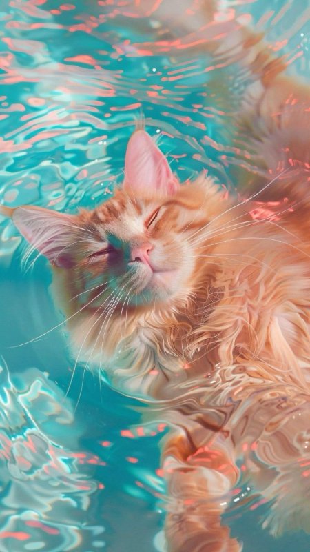 Симпатичные обои с котами