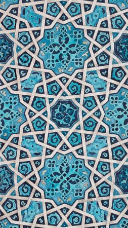 Исламские узоры скачать фон 1424 x 2532
