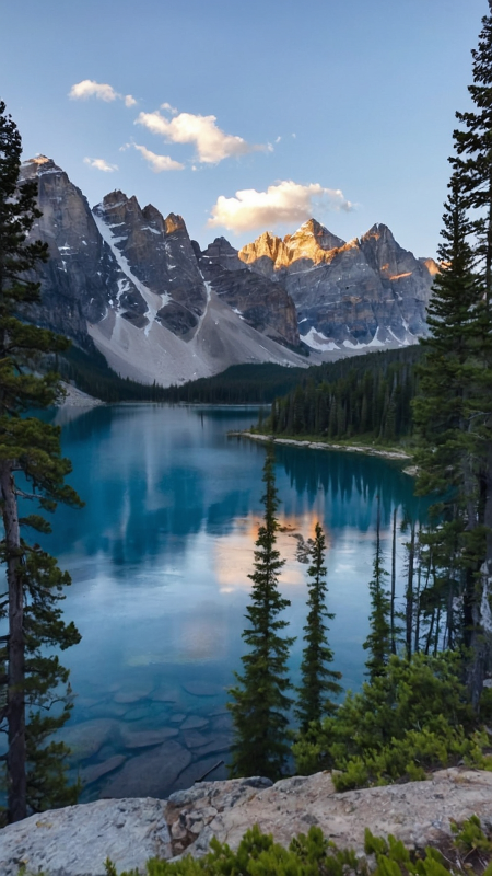 Banff national park canada скачать фон 1080 x 1920