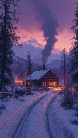 Красивые зимние пейзажи