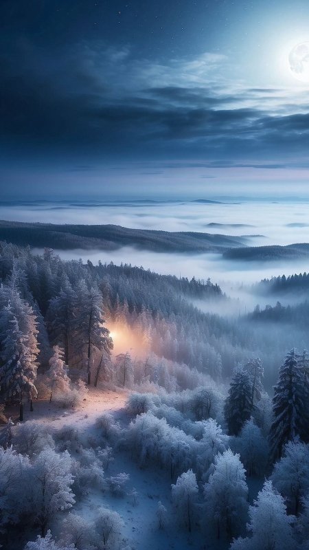 Красивая зимняя природа
