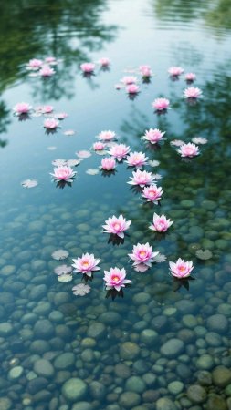 Water lily pond