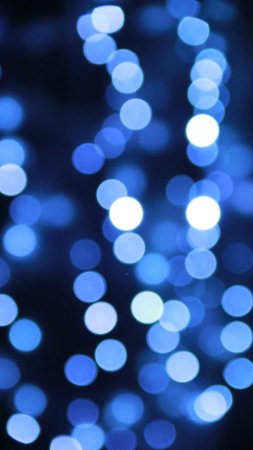 Blue bokeh background