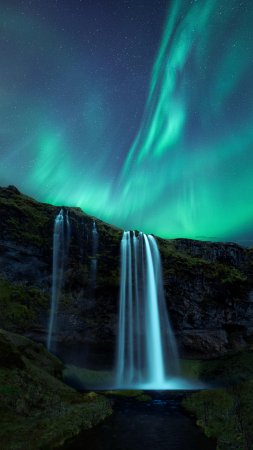 Aurora borealis northern light
