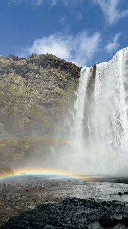 Водопад скоугафосс исландия