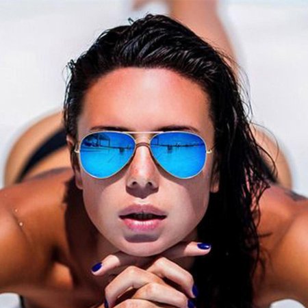 Womens mirrored sunglasses авиатор