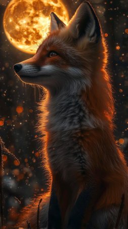 Арт с лисами