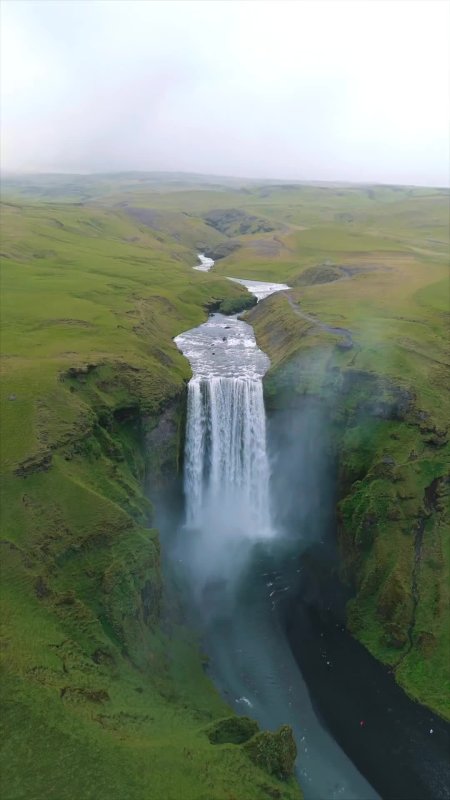 Водопад скоугафосс исландия
