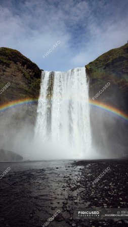 Waterfall rainbow