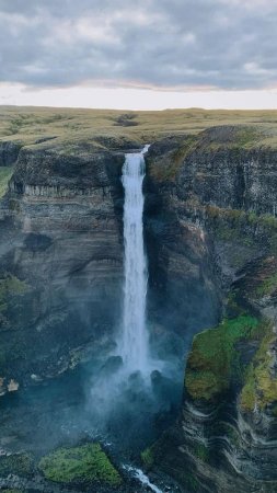 Водопад хайфосс в исландии