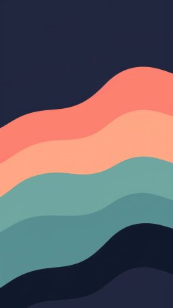 Waves abstract скачать фон 1424 x 2532