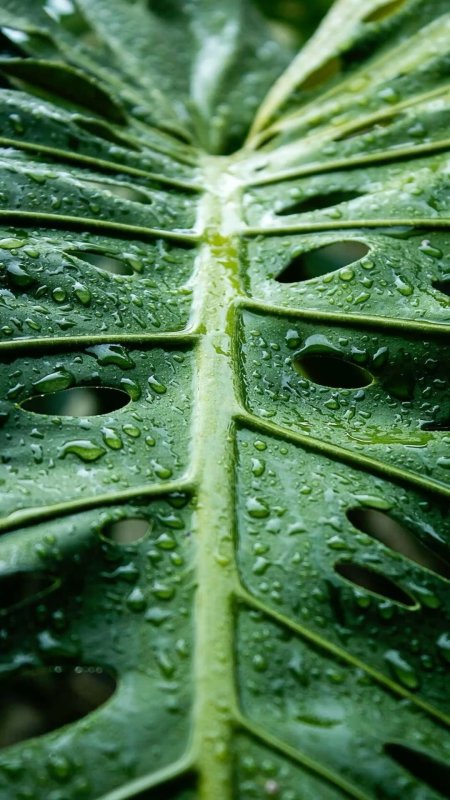 Monstera leaf