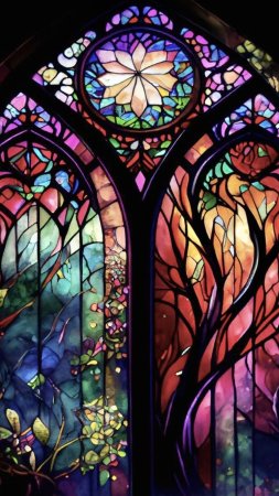Stained glass window