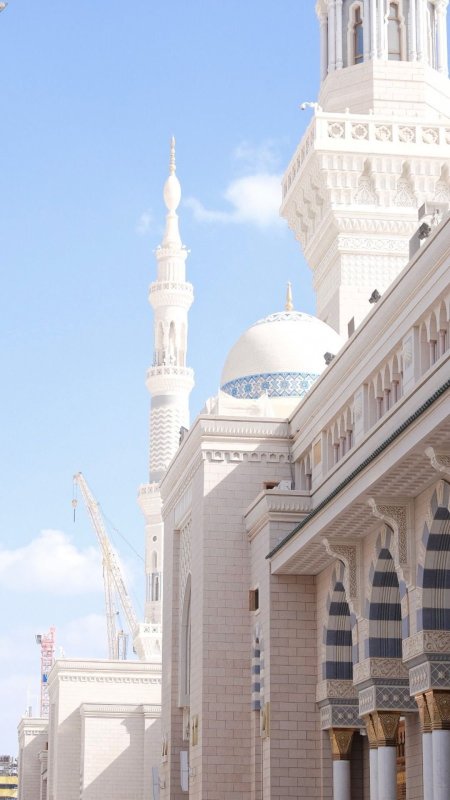 Masjid al-nabawi скачать фон 1080 x 1920