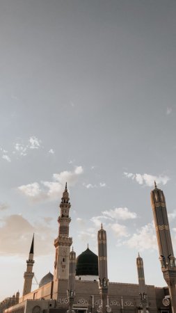 Лучезарная медина мечеть пророка скачать фон 720 x 1280
