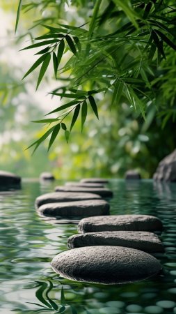 Zen bamboo скачать фон 1080 x 1920