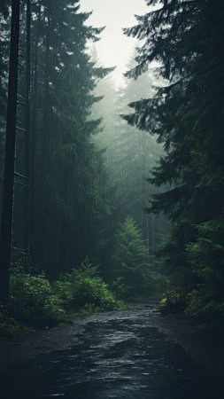 Лес фон темный скачать фон 1080 x 1920