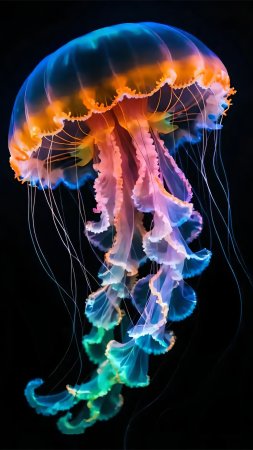 Turritopsis dohrnii медуза скачать фон 1424 x 2532