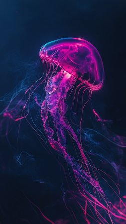 Обои океан медузы underwater jellyfish скачать фон 1080 x 1920