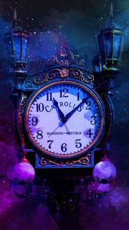 Обои на телефон часы скачать фон 1080 x 1920