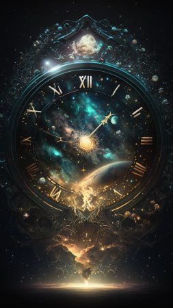 Фантастические часы скачать фон 1080 x 1920