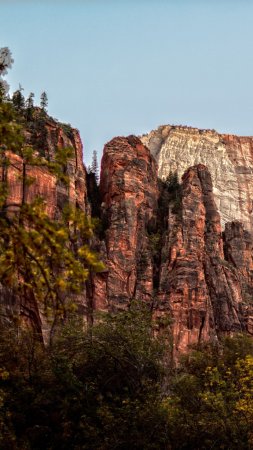 Zion national park utah usa trail up to angels landing