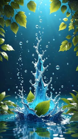 Вода фон