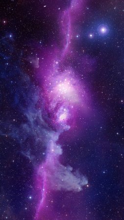 Purple galaxy