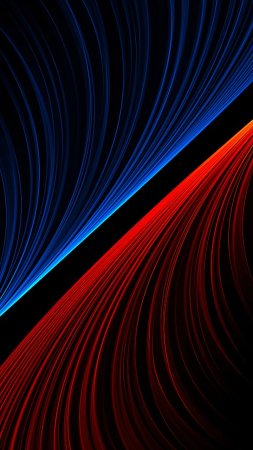 Черный фон абстракция красно синяя скачать фон 720 x 1280