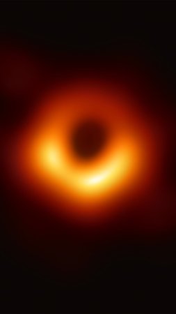 Фотография чёрной дыры настоящая