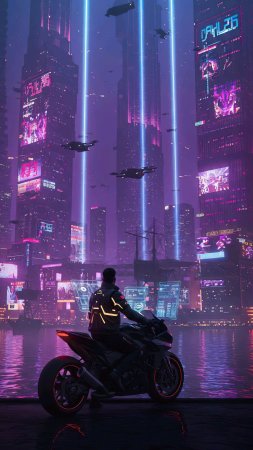 Cyberpunk night city