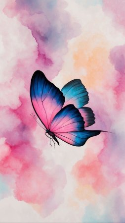 Watercolor butterfly