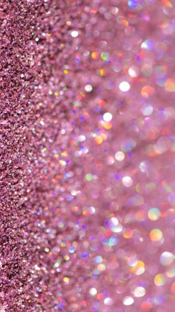 Pink glitter