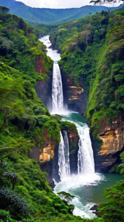 Beautiful waterfall