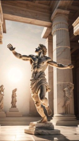 Greek mythology statue