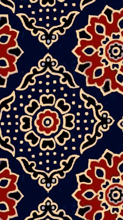 Ajrakh prints скачать фон 1080 x 1920