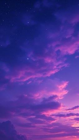 Purple sky