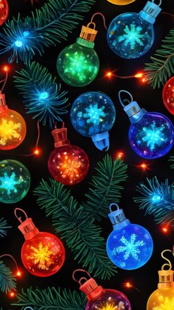 Fondo de pantalla navideño скачать фон 1424 x 2532
