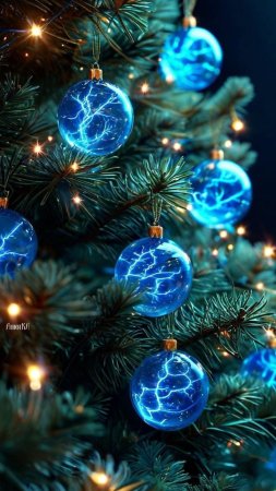 Christmas tree decorations скачать фон 1080 x 1920