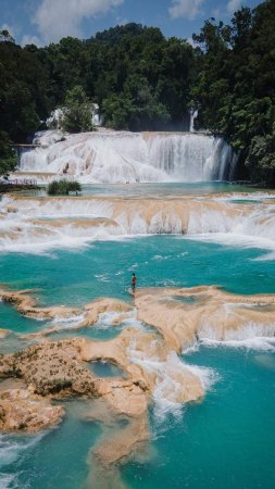 Agua azul водопад мексика