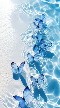 Glass butterfly