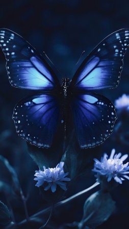 Butterfly blue