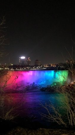 Niagara falls in winter