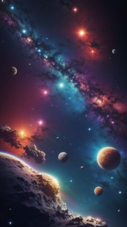 Космос планеты галактики