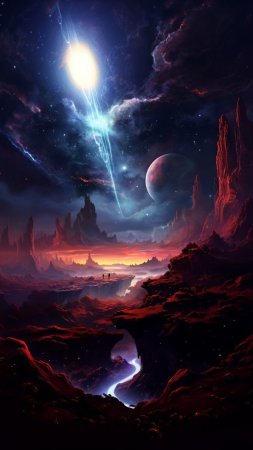 Фантастические пейзажи космоса