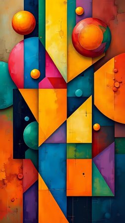 Геометрическая фигуры скачать фон 1424 x 2532