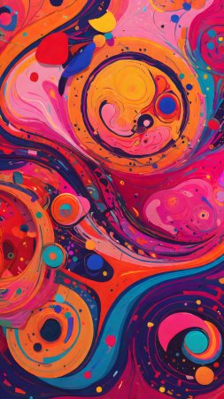 Рисунки в стиле абстракционизм скачать фон 1424 x 2532