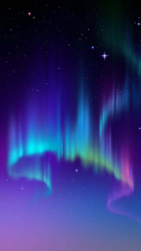 Северное сияние фон