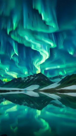 Aurora borealis северное сияние