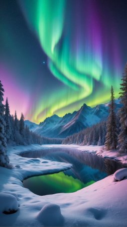 The aurora borealis
